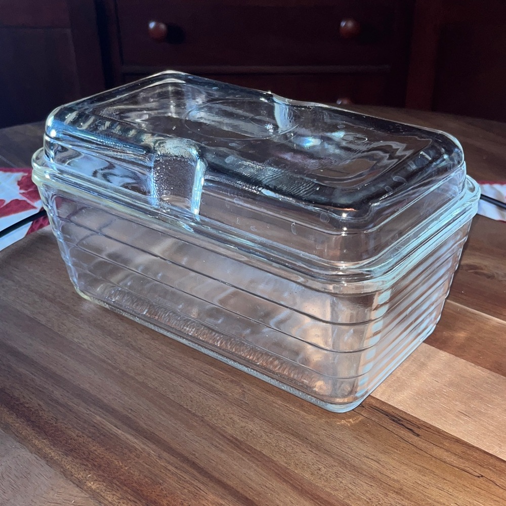 RARE Vintage Glasbake Refrigerator Casserole Dish